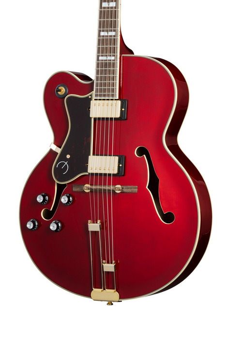 Epiphone Broadway Hollow Body Left Handed Electric Guitar - Wine Red