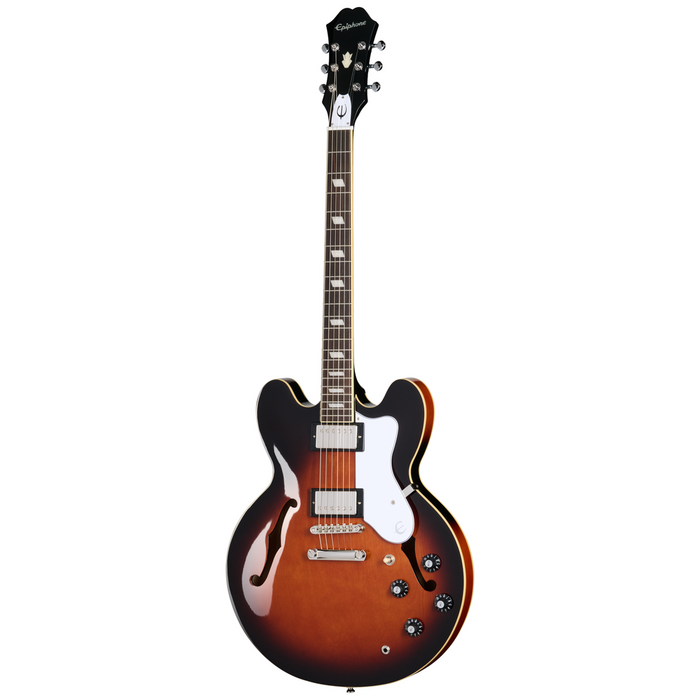 Epiphone Bonehead Riviera Electric Guitar - Dark Tobacco Sunburst