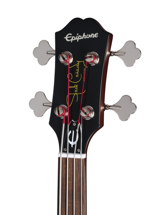 Epiphone Jack Casady Fretless Electric Bass - Aged Royal Tan