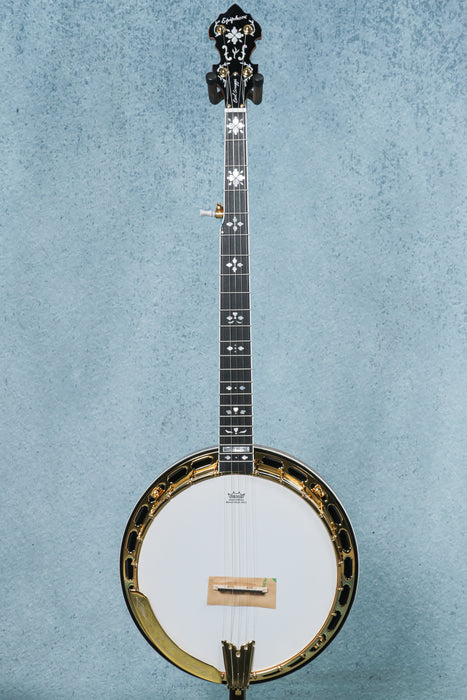 Epiphone Earl Scruggs Golden Deluxe Banjo w/Case - 24101302056