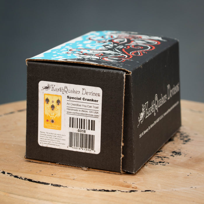 EarthQuaker Devices Special Cranker Overdrive Effects Pedal w/Box - Preowned