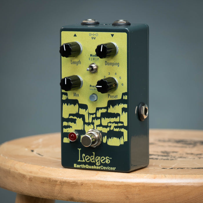 EarthQuaker Devices Ledges Tri-Dimensional Reverberation Machine Effects Pedal w/Box - Preowned