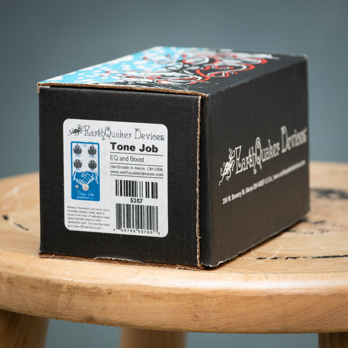 Earthquaker Devices Tone Job EQ Boost Effects Pedal w/Box - Preowned