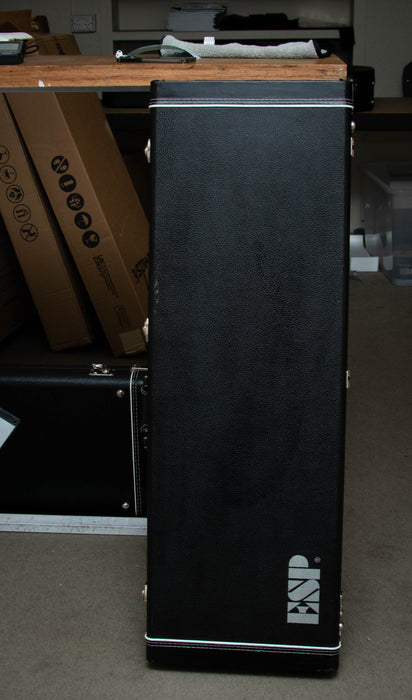 ESP E-II Horizon III NT Burl Top w/Case - Dark Brown Sunburst - Preowned