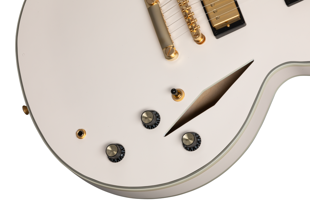 Epiphone White Wolfe Sheraton Emily Wolfe Signature Electric Guitar - Aged Bone White