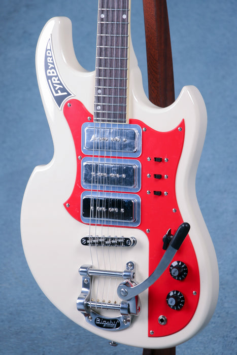 Eastwood Sharkbite Fyrbyrd Electric Guitar - Vintage White - 2301140
