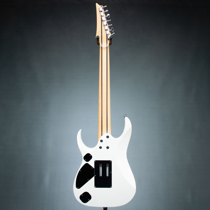 Ibanez RGD3127 PWF Prestige 7 String Electric Guitar w/Case - Pearl White Flat - Preowned