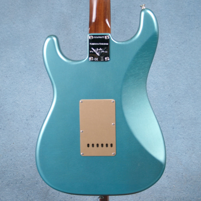 Fender Custom Shop Limited Edition 1957 Stratocaster Deluxe Closet Classic Rosewood Neck - Aged Teal Green Metallic - CZ579522