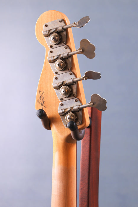 Fender Custom Shop 1962 Precision Bass Journeyman Relic - Aged Lake Placid Blue - CZ585086