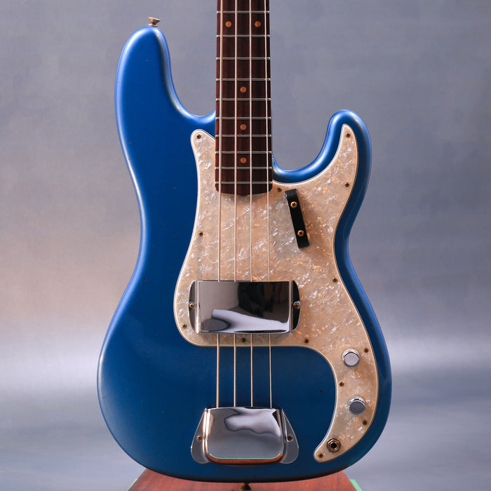 Fender Custom Shop 1962 Precision Bass Journeyman Relic - Aged Lake Placid Blue - CZ585086