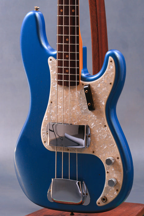 Fender Custom Shop 1962 Precision Bass Journeyman Relic - Aged Lake Placid Blue - CZ585086