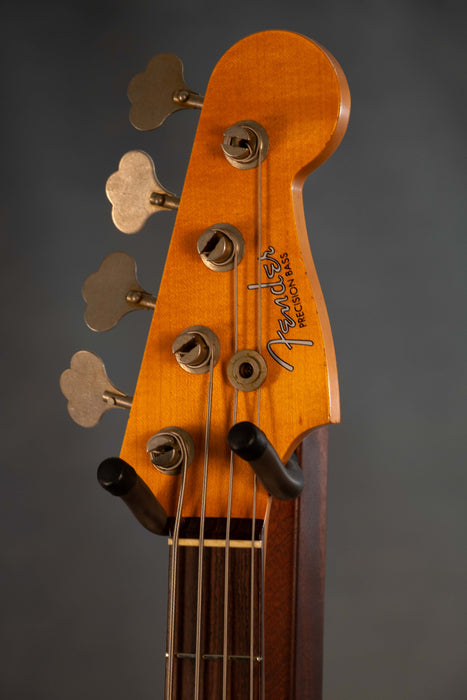 Fender Custom Shop 1960 Precision Bass Relic - Aged Sherwood Green Metallic - CZ587589