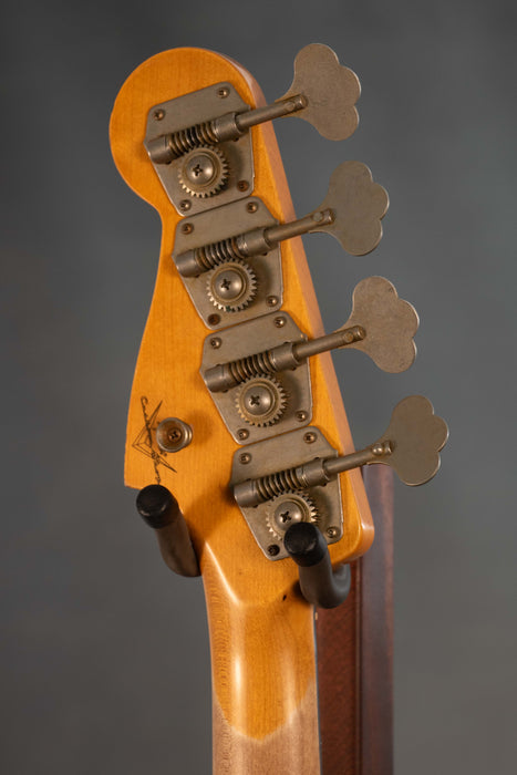 Fender Custom Shop 1960 Precision Bass Relic - Aged Sherwood Green Metallic - CZ587589