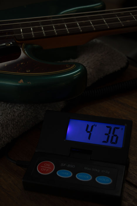 Fender Custom Shop 1960 Precision Bass Relic - Aged Sherwood Green Metallic - CZ587589