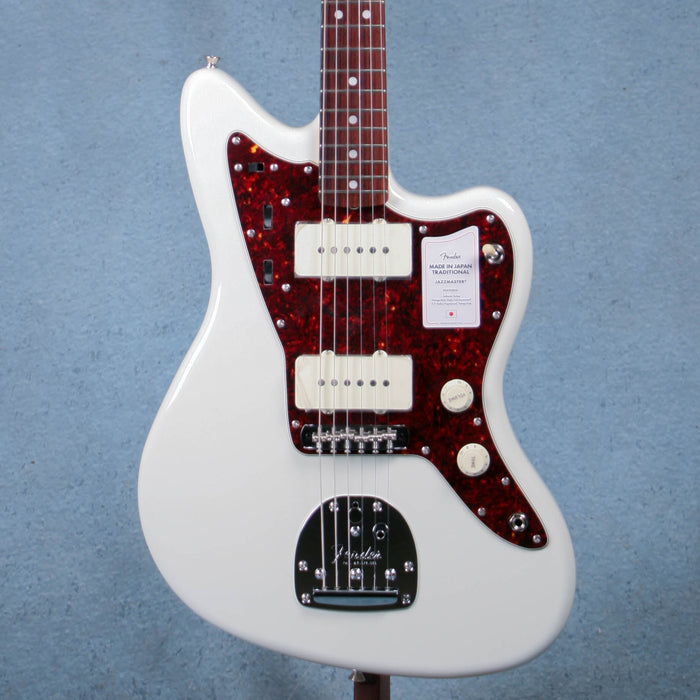 Fender Made in Japan Traditional 60s Jazzmaster Rosewood Fingerboard B-Stock - Olympic White - JD23028313B