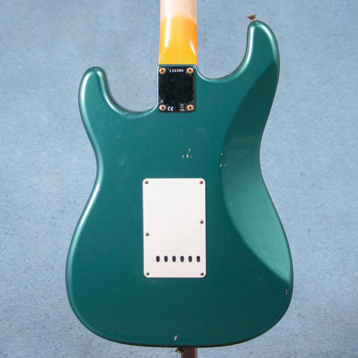 Fender Custom Shop Limited Edition Fat 1964 Stratocaster Journeyman Relic - Aged Sherwood Green Metallic - L11609