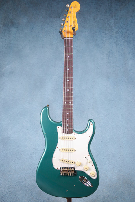 Fender Custom Shop Limited Edition Fat 1964 Stratocaster Journeyman Relic - Aged Sherwood Green Metallic - L11609