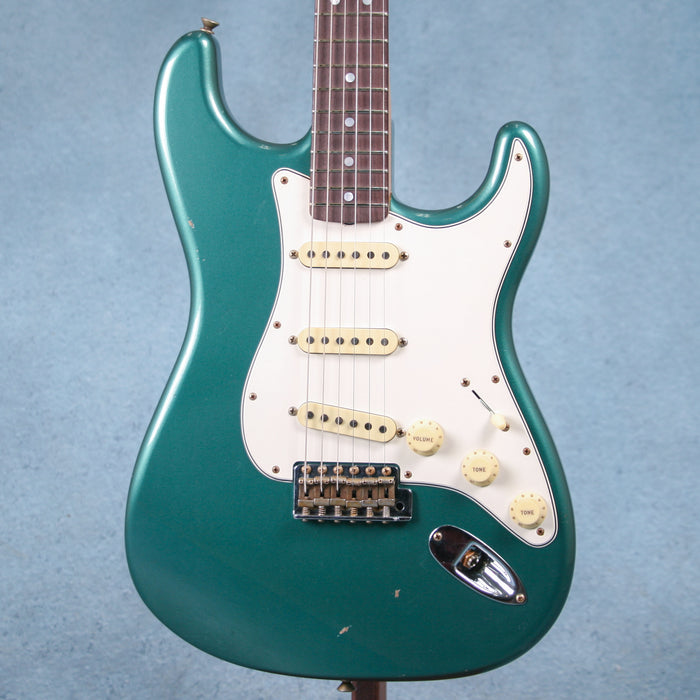 Fender Custom Shop Limited Edition Fat 1964 Stratocaster Journeyman Relic - Aged Sherwood Green Metallic - L11609