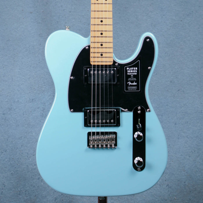 Fender Limited Edition Player HH Telecaster Maple Fingerboard B-Stock - Daphne Blue - MX22194734B
