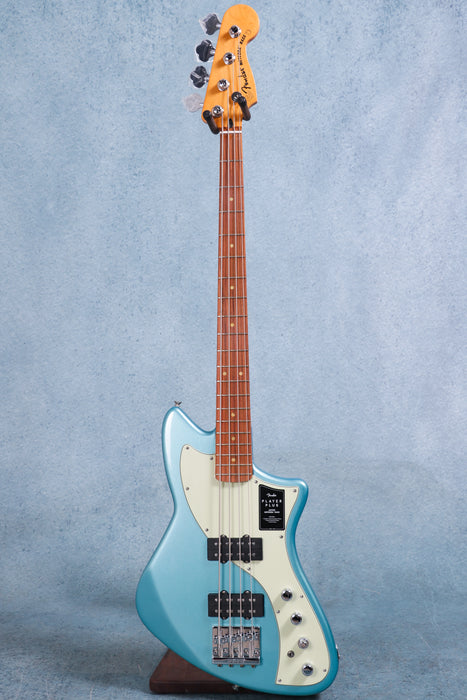 Fender Player Plus Active Meteora Bass Pao Ferro Fingerboard - Opal Spark Blue - B-Stock - MX22217040 - Clearance