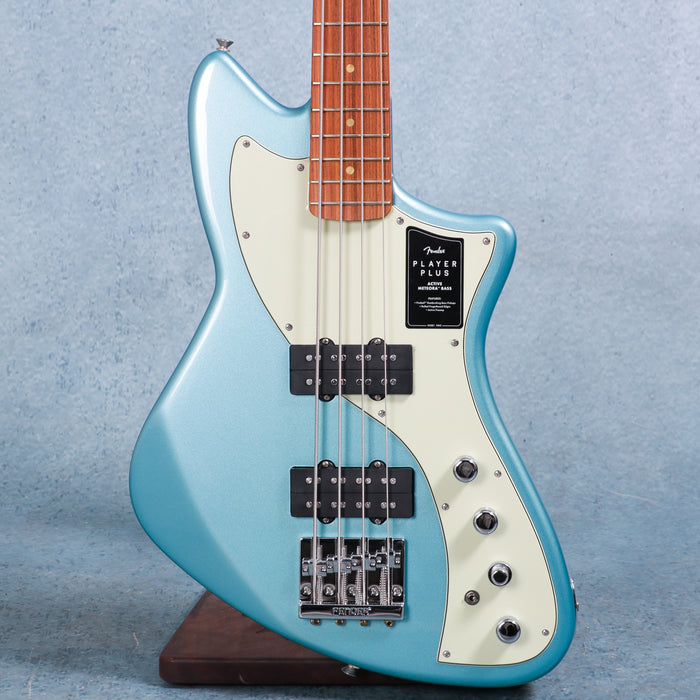 Fender Player Plus Active Meteora Bass Pao Ferro Fingerboard - Opal Spark Blue - B-Stock - MX22217040 - Clearance