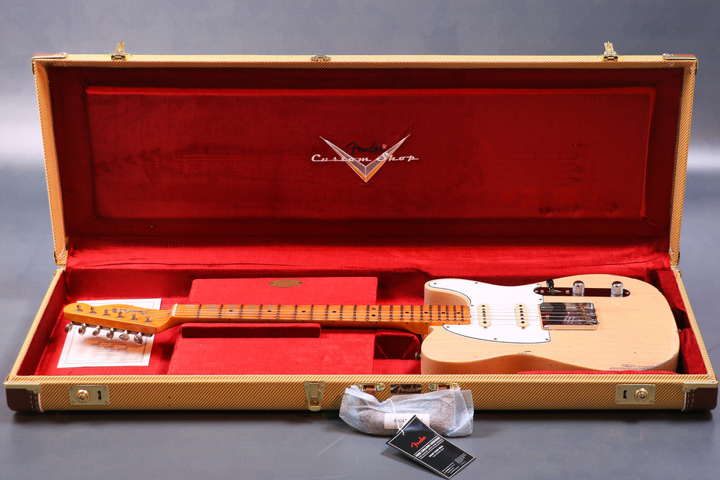 Fender Custom Shop Limited Edition Hotshot Telecaster Relic - Faded Aged Vintage Blonde - R128714