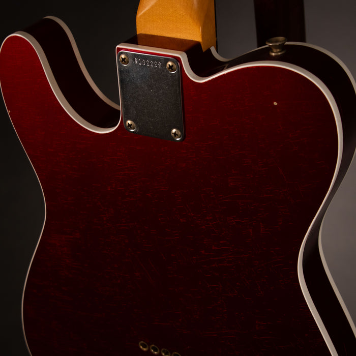 Fender Custom Shop Masterbuilt Greg Fessler 1963 Telecaster Custom Journeyman Relic - Candy Apple Red - R132229