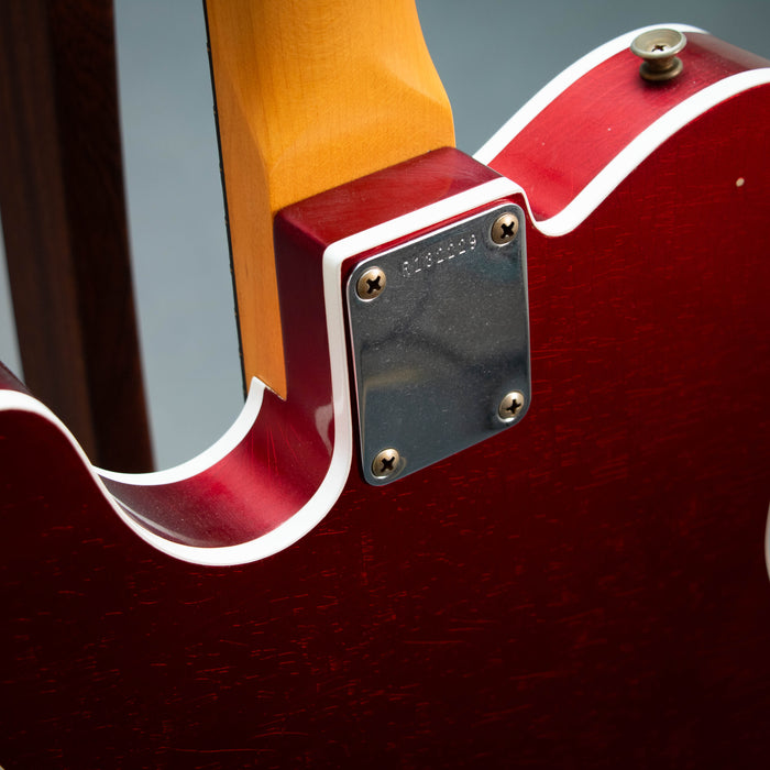 Fender Custom Shop Masterbuilt Greg Fessler 1963 Telecaster Custom Journeyman Relic - Candy Apple Red - R132229