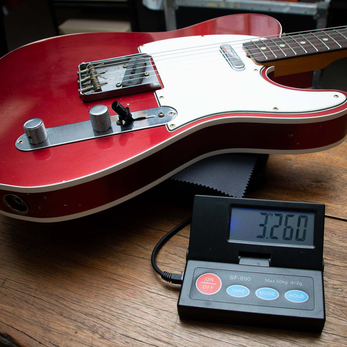Fender Custom Shop Masterbuilt Greg Fessler 1963 Telecaster Custom Journeyman Relic - Candy Apple Red - R132229
