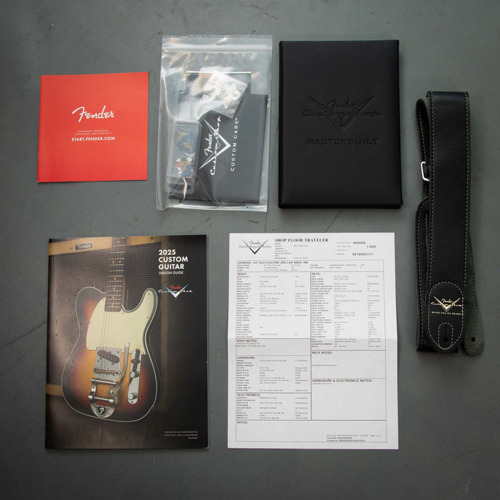 Fender Custom Shop Masterbuilt Greg Fessler 1963 Telecaster Custom Journeyman Relic - Candy Apple Red - R132229