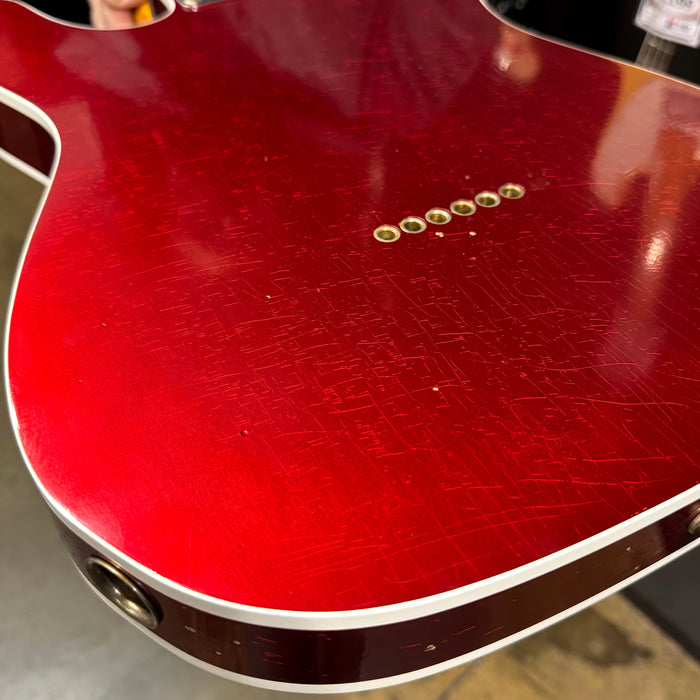 Fender Custom Shop Masterbuilt Greg Fessler 1963 Telecaster Custom Journeyman Relic - Candy Apple Red - R132229