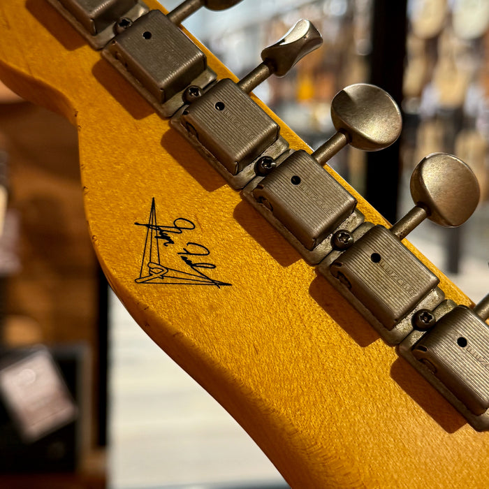 Fender Custom Shop Masterbuilt Greg Fessler 1963 Telecaster Custom Journeyman Relic - Candy Apple Red - R132229