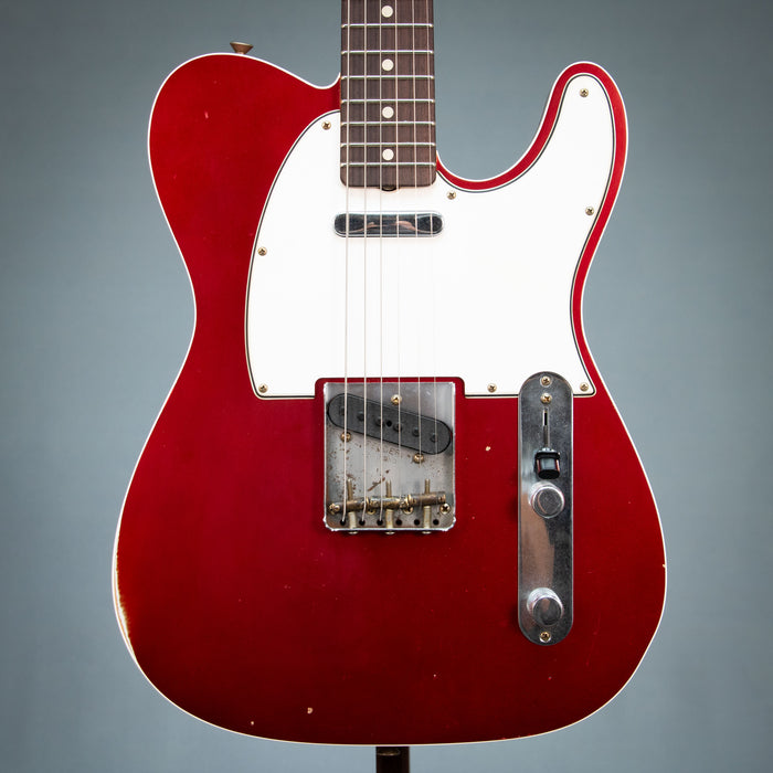 Fender Custom Shop Masterbuilt Greg Fessler 1963 Telecaster Custom Journeyman Relic - Candy Apple Red - R132229