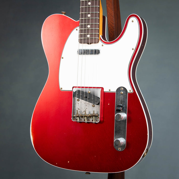 Fender Custom Shop Masterbuilt Greg Fessler 1963 Telecaster Custom Journeyman Relic - Candy Apple Red - R132229