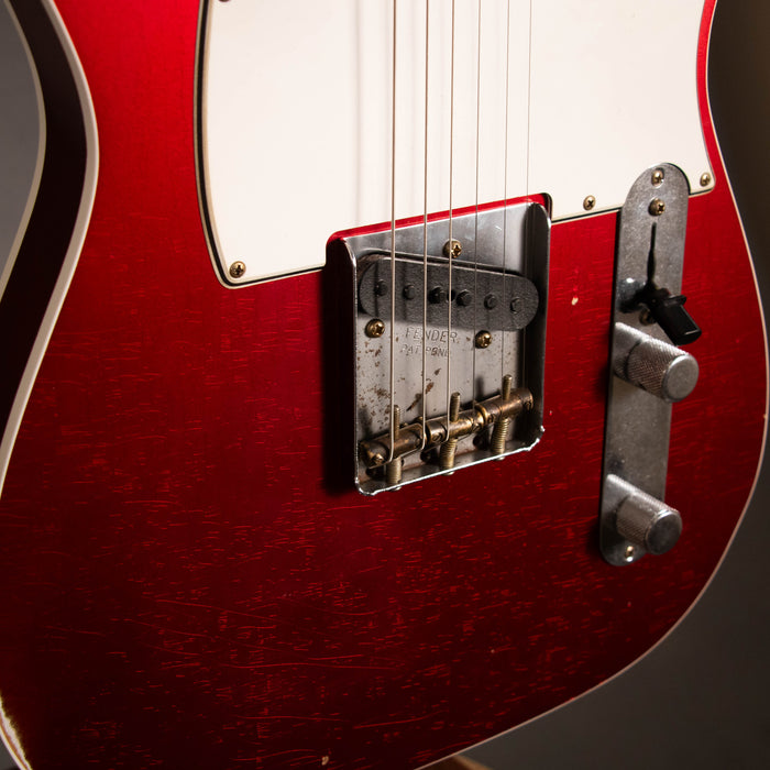 Fender Custom Shop Masterbuilt Greg Fessler 1963 Telecaster Custom Journeyman Relic - Candy Apple Red - R132229