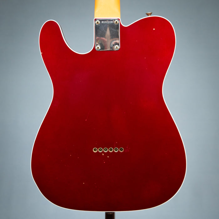Fender Custom Shop Masterbuilt Greg Fessler 1963 Telecaster Custom Journeyman Relic - Candy Apple Red - R132229