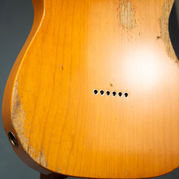 Fender Custom Shop Masterbuilt Levi Perry 1952 Telecaster Heavy Relic - Smoked Aged Butterscotch Blonde - R136736