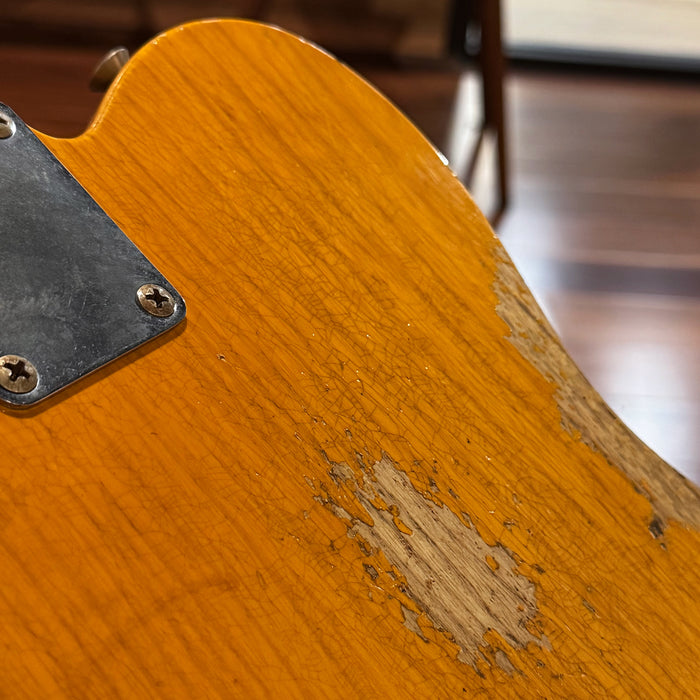 Fender Custom Shop Masterbuilt Levi Perry 1952 Telecaster Heavy Relic - Smoked Aged Butterscotch Blonde - R136736