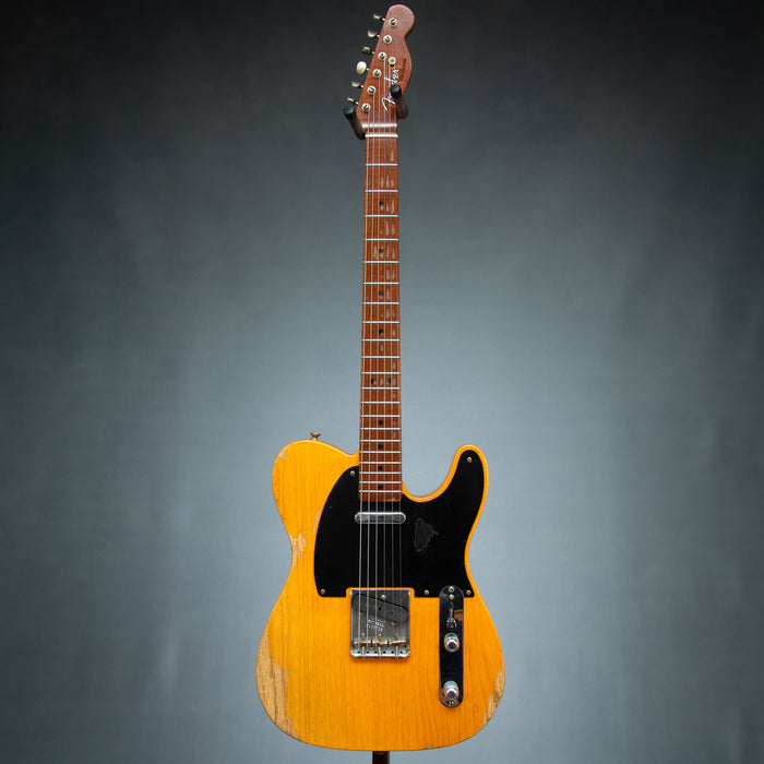 Fender Custom Shop Masterbuilt Levi Perry 1952 Telecaster Heavy Relic - Smoked Aged Butterscotch Blonde - R136736