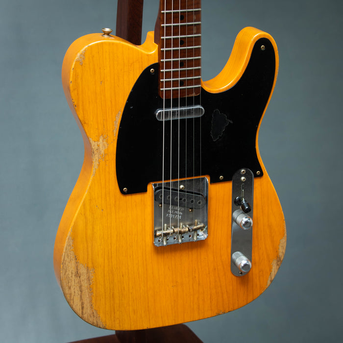Fender Custom Shop Masterbuilt Levi Perry 1952 Telecaster Heavy Relic - Smoked Aged Butterscotch Blonde - R136736