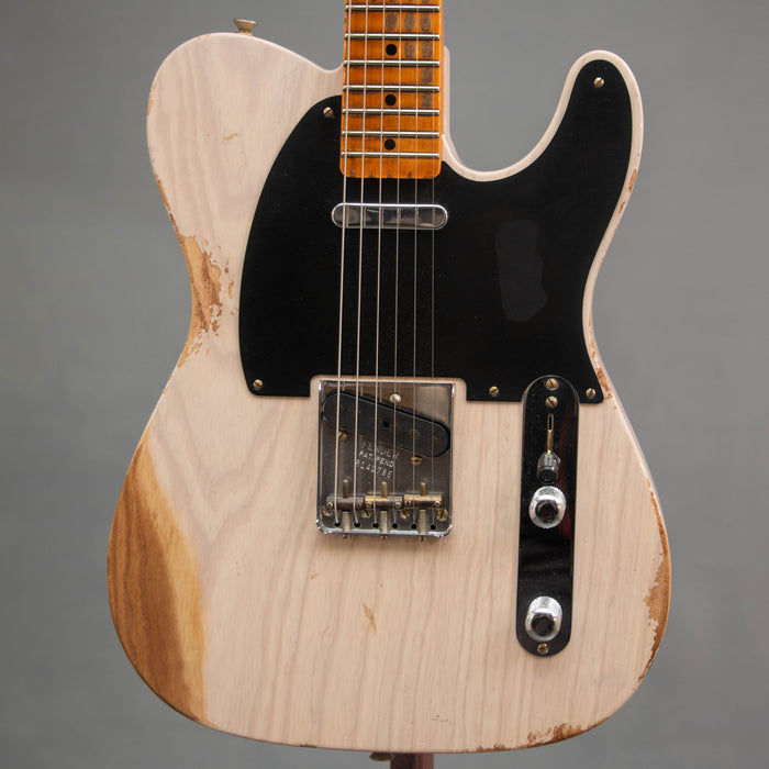 Fender Custom Shop 1951 Nocaster Heavy Relic - Faded Aged Dirty White Blonde