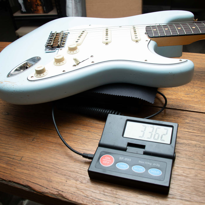 Fender Custom Shop Masterbuilt Dennis Galuszka 60's Stratocaster Journeyman Relic - Sonic Blue