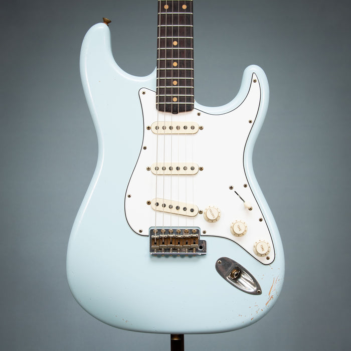 Fender Custom Shop Masterbuilt Dennis Galuszka 60's Stratocaster Journeyman Relic - Sonic Blue