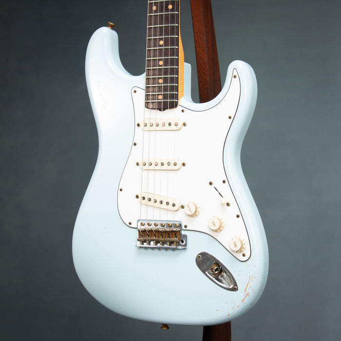 Fender Custom Shop Masterbuilt Dennis Galuszka 60's Stratocaster Journeyman Relic - Sonic Blue