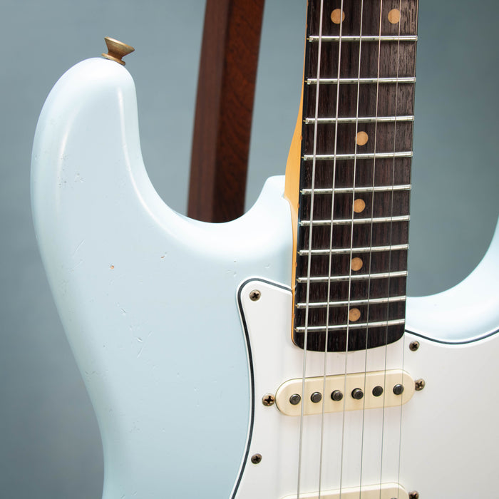 Fender Custom Shop Masterbuilt Dennis Galuszka 60's Stratocaster Journeyman Relic - Sonic Blue