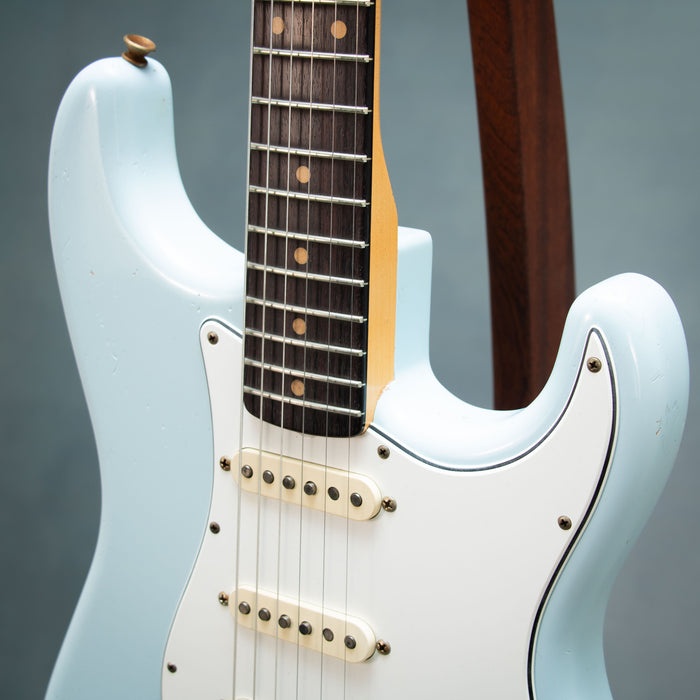 Fender Custom Shop Masterbuilt Dennis Galuszka 60's Stratocaster Journeyman Relic - Sonic Blue