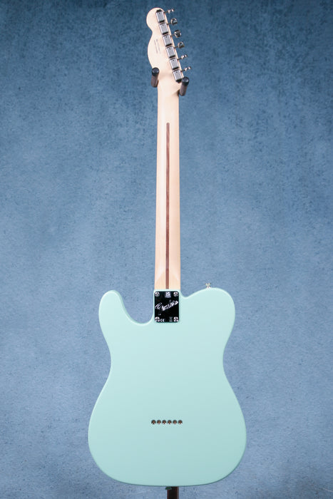 Fender American Performer Telecaster with Humbucking Rosewood Fingerboard - Satin Surf Green - US23000275