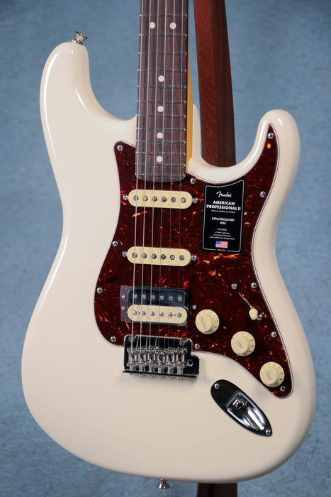 Fender American Professional II Stratocaster HSS RW B-Stock - Olympic White - US23012138B