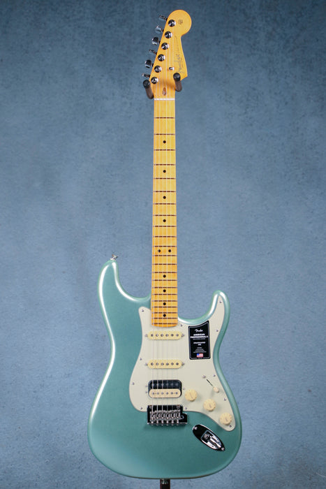 Fender American Professional II Stratocaster HSS Maple Fingerboard B-Stock - Mystic Surf Green - US240000682B
