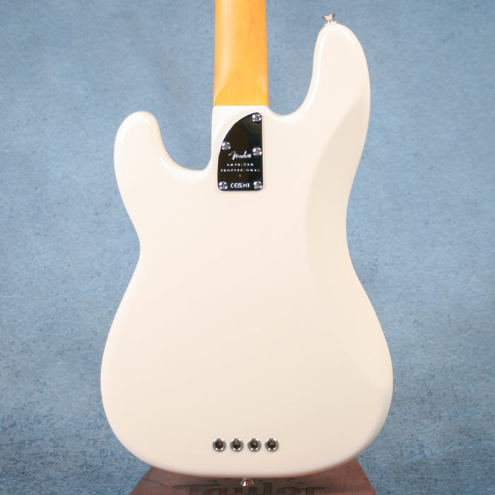 Fender American Professional II Precision Bass Maple Fingerboard - Olympic White - US24029333